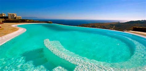 The Pool Of Villa Zephyrus One In Mykonos Mykonos Pool Outdoor