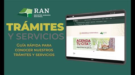 Guía rápida para conocer los trámites y servicios del RAN YouTube