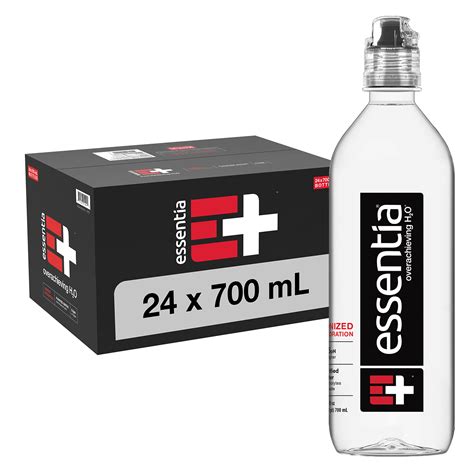 Essentia Bottled Water Ionized Alkaline Water Pure Infused