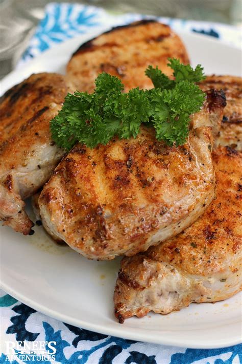 Juicy Grilled Boneless Pork Chops Renee S Kitchen Adventures