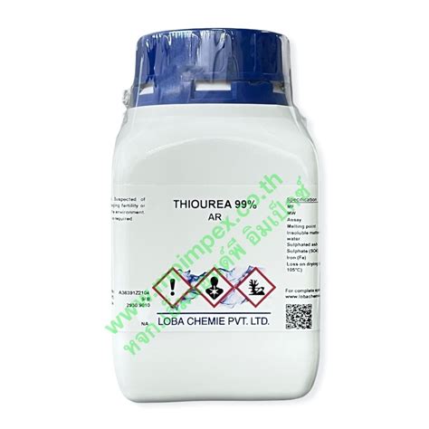 Loba Chemie™ Thiourea 99 Ar 500 กรัม Mandp Impex นำเข้าและจำหน่าย