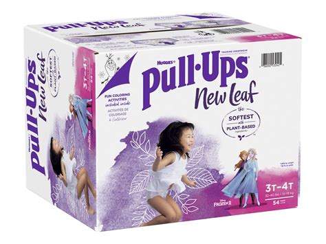 Huggies Pull Ups New Leaf Training Pants Girls Disney Frozen Ii 3t4t 54s