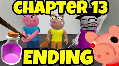 Chapter 13 Endingcutscene Piggy New Update Roblox Piggy Story