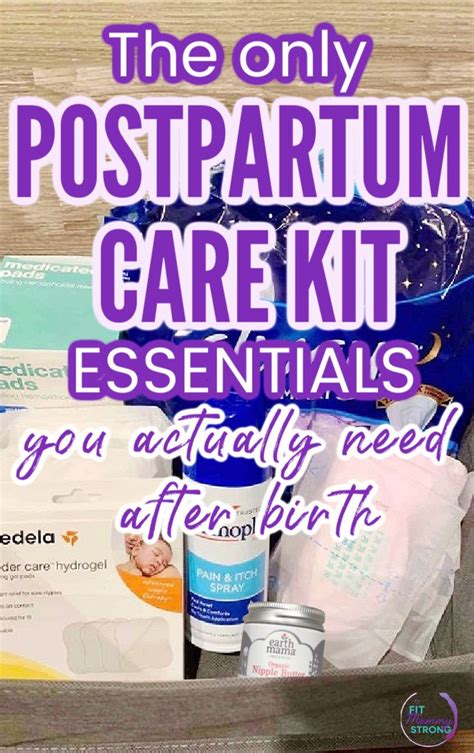 Postpartum Care Kit What To Buy And What To Get From The Hospital Artofit