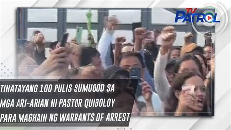 Tinatayang 100 Pulis Sumugod Sa Mga Ari Arian Ni Pastor Quiboloy Para