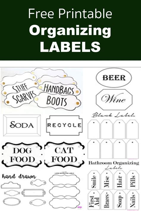 Free Free Printable Labels For Storage Bins Download Free Free