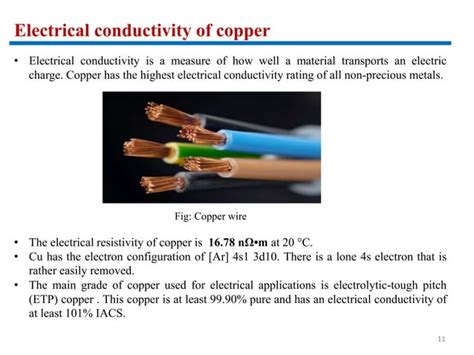 Physical Properties of Copper | PPT