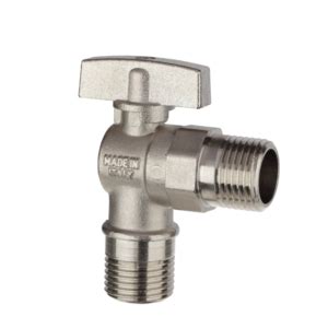 Art Valvola A Sfera Ad Angolo Per Lavatrice In Ottone Bossini Valves