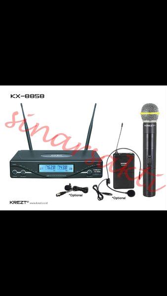 Jual Mic Wireless Krezt Kx Handheld Clip On Di Lapak Sinar