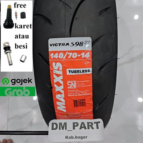 Jual BAN MAXXIS VICTRA AEROX 140 70 14 140 70 14 MOTOR MATIC Pcx TUBLES