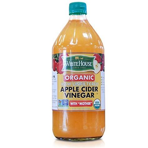 White House Raw Organic Apple Cider Vinegar Unfiltered With The