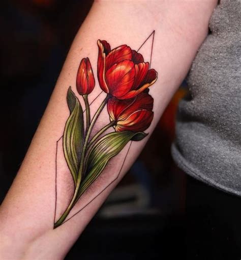 Meaning of tulip flower tattoo