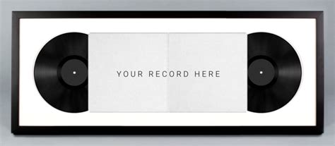 Gatefold Album In Studio Framing Custom Vinyl Record Frame