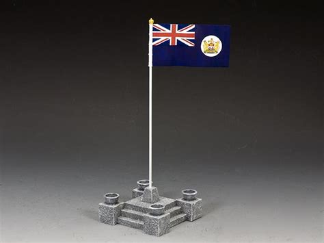 Ceremonial Flag Base & British Crown Colony of Hong Kong Flag - CHK010 ...