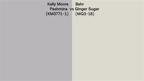 Kelly Moore Pashmina Km Vs Behr Ginger Sugar Mq Side By