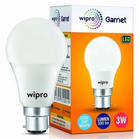 Wipro B Garnet W Led Bulb Cool White At Rs In Sas Nagar Id