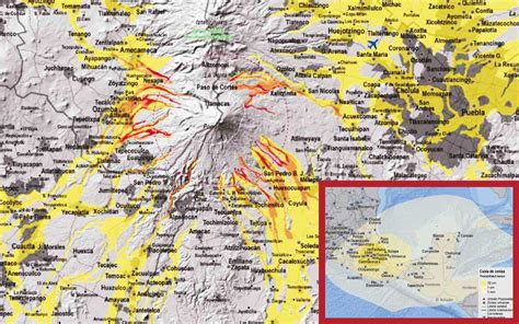 Estos son los mapas de peligro del Popocatépetl Aristegui Noticias