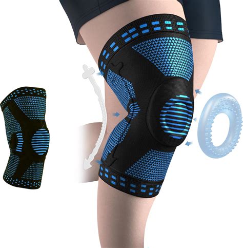 Sweet Seven 1 Pcs XXLSize Knee Brace With Stabilizers And Gel Pad For