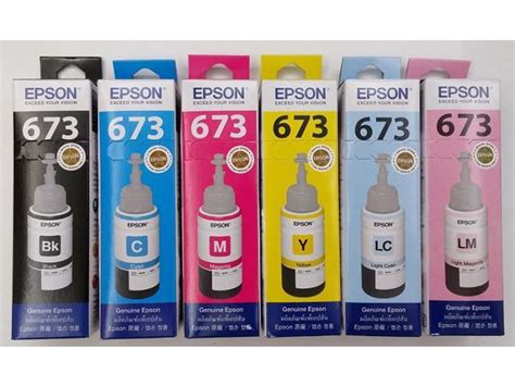 Epson Genuine Official Ink T T Color Set For Epson L