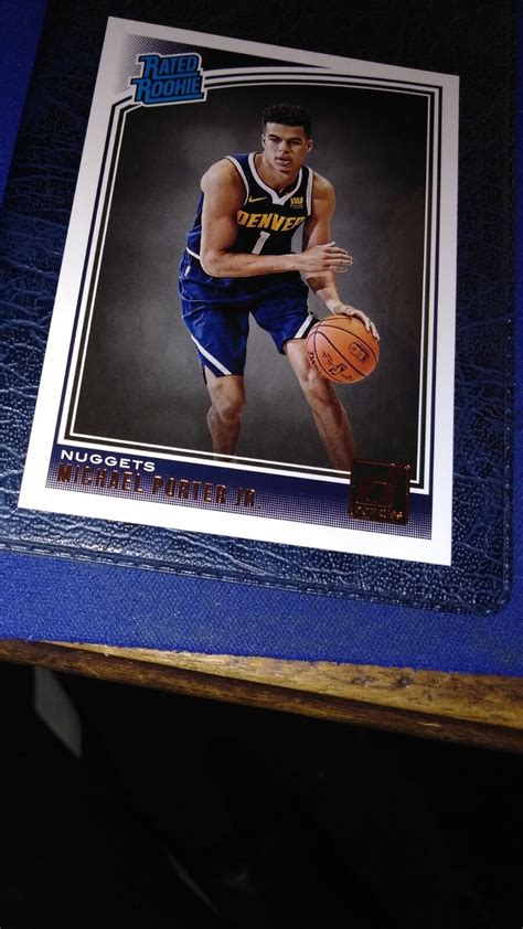 Donruss Rated Rookie Michael Porter Jr Rc Ebay