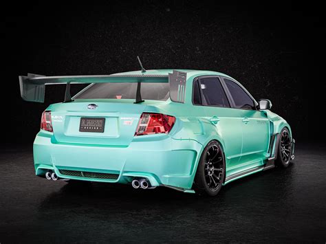 Full Fenderist Spec S Fender Flares Set Wide Body Kit Subaru Impreza Wrx Sti Gvb Gvf 10 14