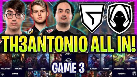 Heretics Hace El All In A Th Antonio Gia Vs Hrts Playoffs Superliga