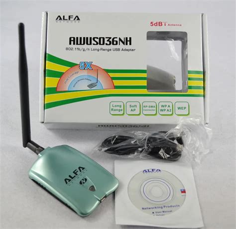 ALFA AWUS036NH Network Ralink 3070L Wifi Network Card 2000MW ALFA