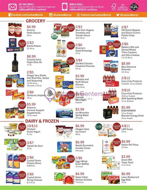 Lunds Byerlys Weekly Ad Sales Flyers Specials Mallscenters