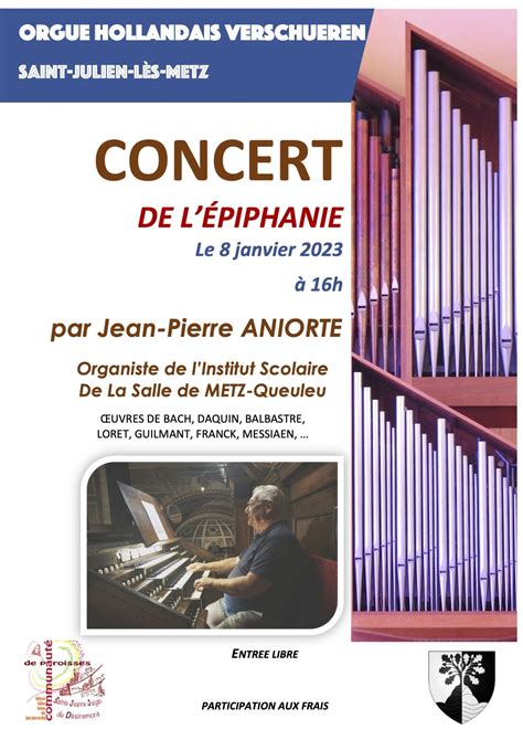 Concert de l épiphanie Diocèse de Metz