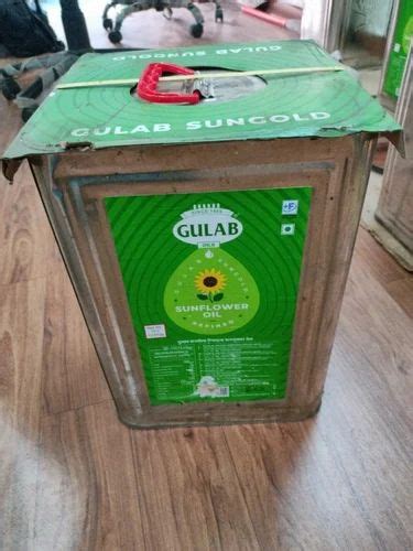 Gulab Sungold Refined Sunflower Oil Packaging Type Tin Packaging