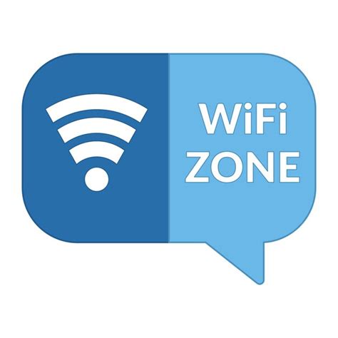 Premium Vector Wifi Zone Label Vector