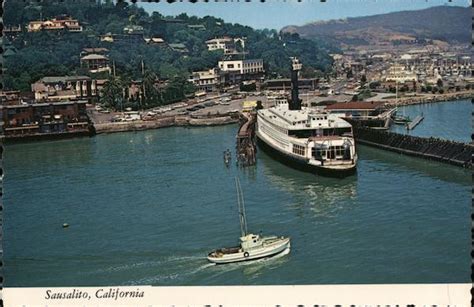 Ferry at Sausalito, California Postcard