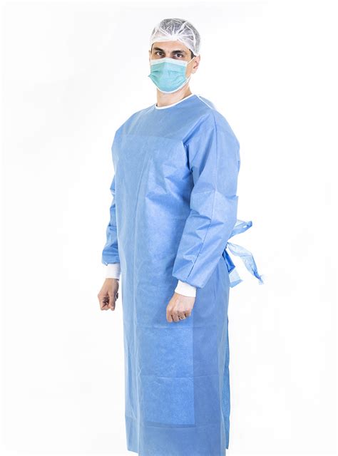 Patient Sterile Standard Disposable Surgical Gowns Aami Level 123