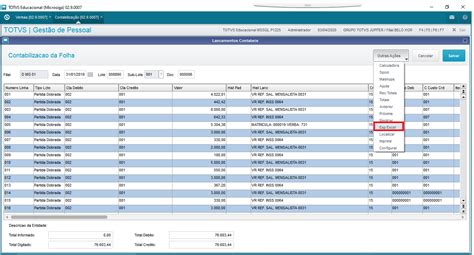 RH Linha Protheus GPE Como exportar para planilha os lançamentos