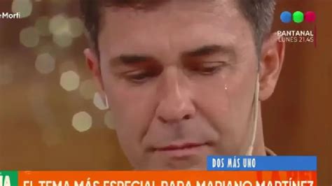 Mariano Martínez se largó a llorar cuando le preguntaron sobre sus hijos