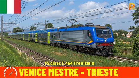 Cab Ride Venice Mestre Trieste Venicetrieste Railway Italy Train