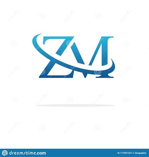 Creative Zm Logo Icon Design Stock Vector Illustration Of Concept