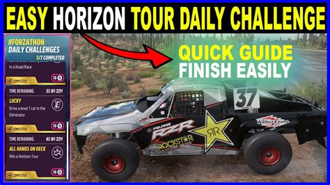 Forza Horizon 5 How To Win Horizon Tour Easily Forzathon Daily