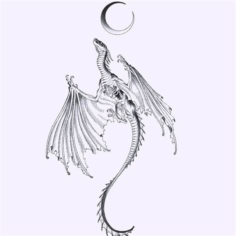 Moon dragon. 주문제작된 도안입니다 (customized) | Tatuaje de dragón, Diseños de ...