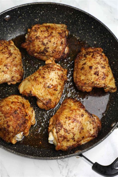 Stove Top Chicken Thighs Pan Seared Chicken Thighs Recipe Vibes