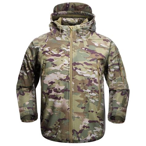 Shark Skin Softshell Jacket Camo Mens Jackets