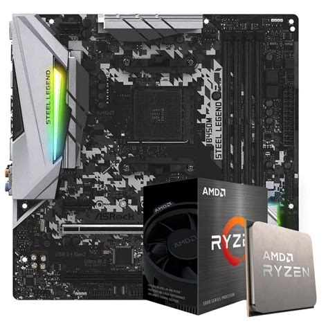 Kit Upgrade ASRock B450M Steel Legend AMD Ryzen 5 5600x