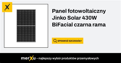 JinkoSolar Panel Fotowoltaiczny Jinko Solar 430W BiFacial Czarna Rama