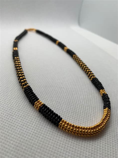 Handmade Seed Bead Necklacehandwoven Necklace Etsy