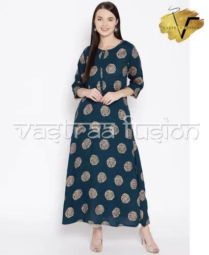 Ladies Printed Anarkali Cotton Kurti At Rs 381 Anarkali Cotton Kurti