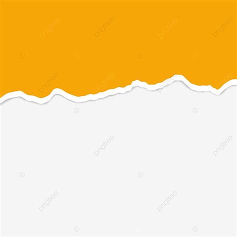 An Orange And White Background With Torn Paper