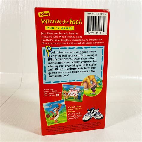 [NEW] Winnie the Pooh - Fun 'n Games (VHS) | Grelly USA