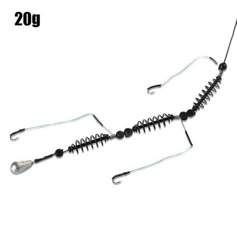 Carp Fishing Feeder Basket Baits Cage Hook Rig Set Lead Sinker Terminal