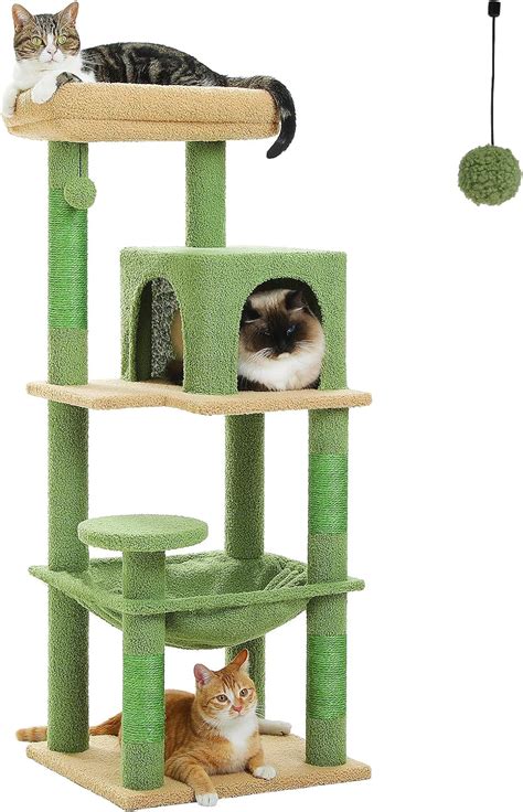 Amazon Petepela Cat Tree For Indoor Cats Cactus Cat Tower