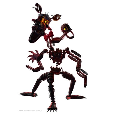 Nightmare Mangle Character Render By Theunbearable101 On Deviantart